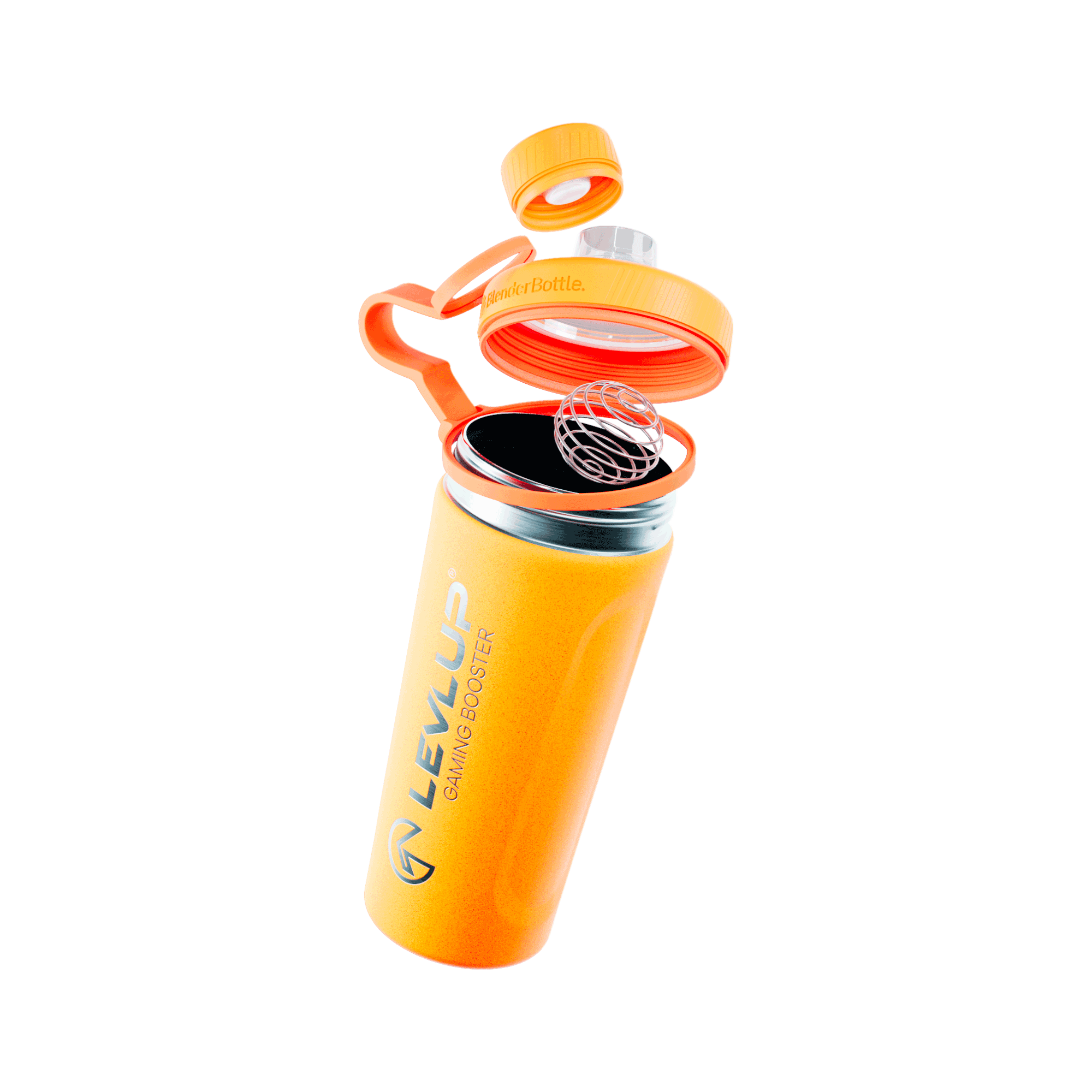 Blender Bottle Ice Tank Orange