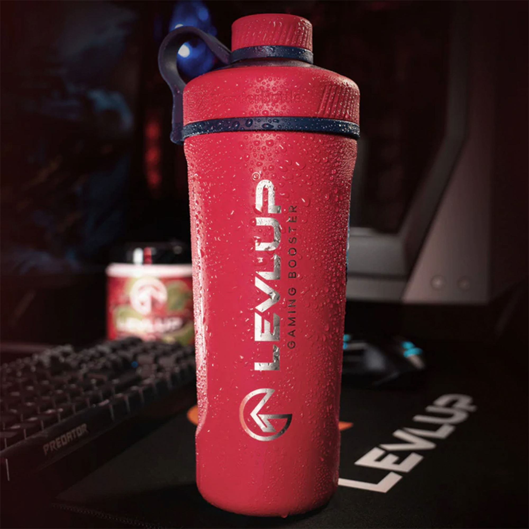 Blender Bottle Ice Tank Red