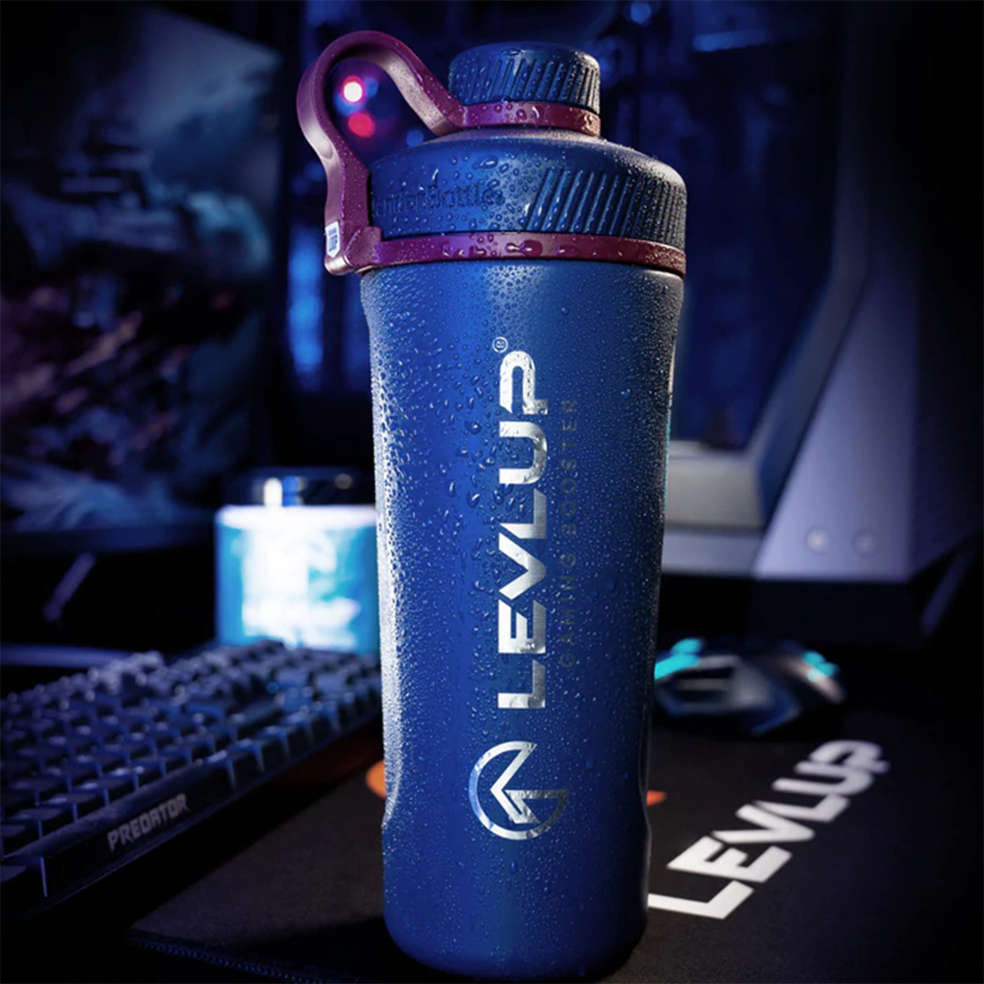 Blender Bottle Ice Tank Blue